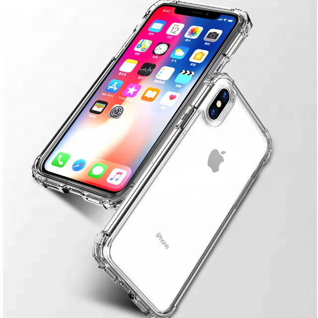 Shockproof back cover for iphone xs crystal clear case for iphone 14 13 12 11 8 x xs xrxs max tpu cover