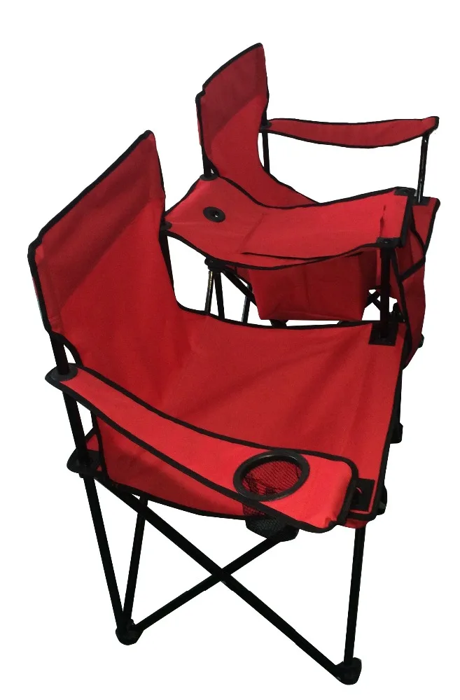 Tianye picnic Double Folding camping beach Chair with umbrella Cooler