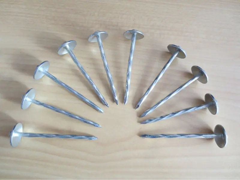 
low price roofing nail / roofing nails with plastic washers 