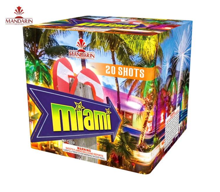 hot selling 20 Shots Cake consumer fireworks 1.4g un0336 Pyrotechnic for Christmas