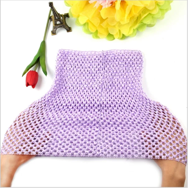 12 inches Unlined Crochet Tutu Tube Tops Crochet Tops For Tutu Dresses