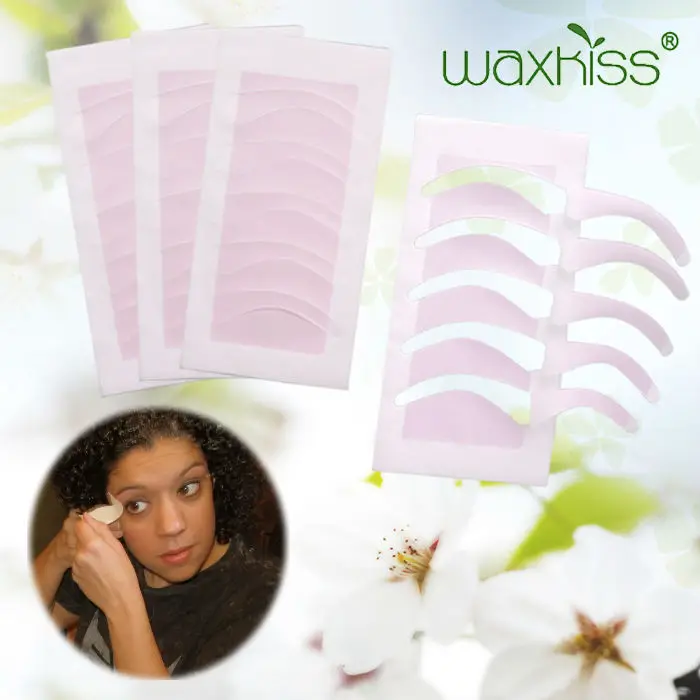 Waxkiss новые готовые к использованию восковые полоски для удаления волос (в форме дуги) для удаления волос бровей