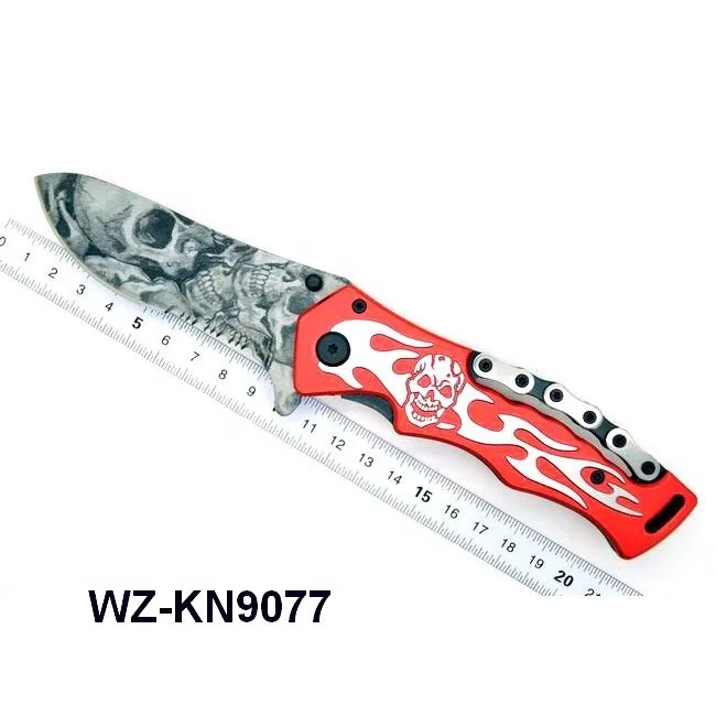 stainless steel material type camping survival utility folding carbon fiber pocket knife