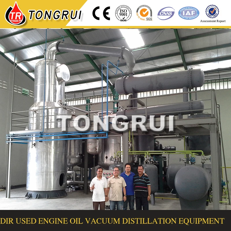 Waste Engine Oil Distillation Column Oil Refinery Equipment