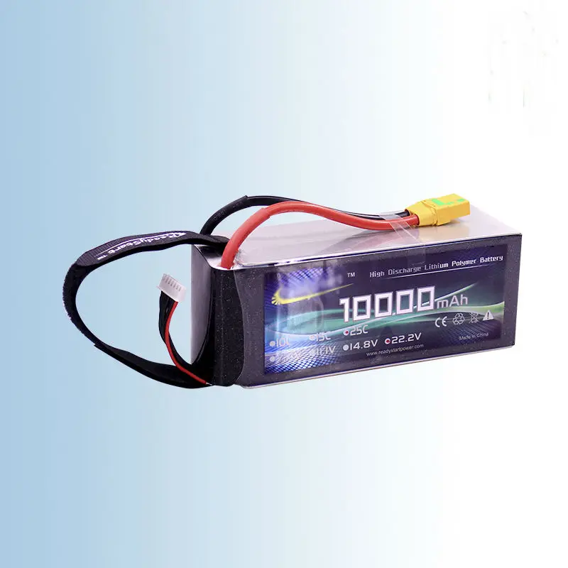 Deep Cycle high discharge rate power lipo 10000mah battery for fast charge battery solution