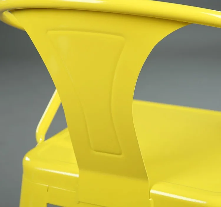 wholesale vintage industrial dining room iron dining chair for sale