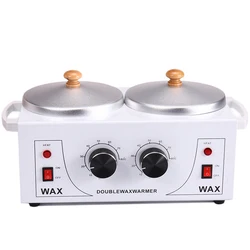 RISESUN Adjustable Temperature Spa Salon Pots Double Wax Heater For Home And Salon Using