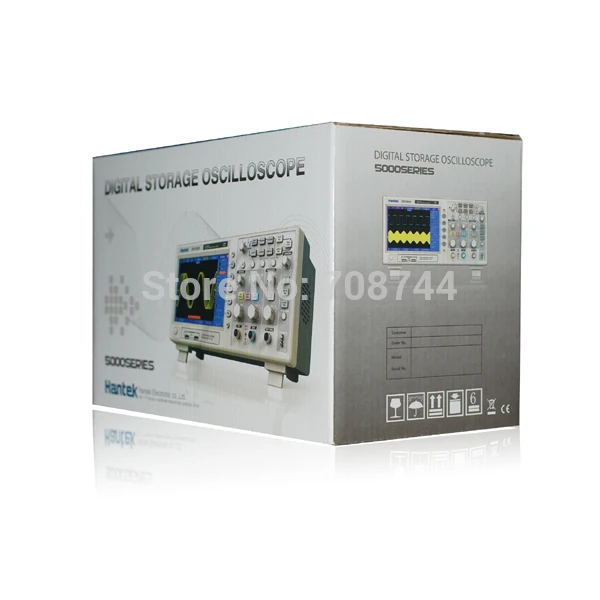 Hantek 200MHz MSO5202D Mixed Signal Digital Oscilloscope 16 Logical Channels +2 Analog Channels + External Trigger Channel