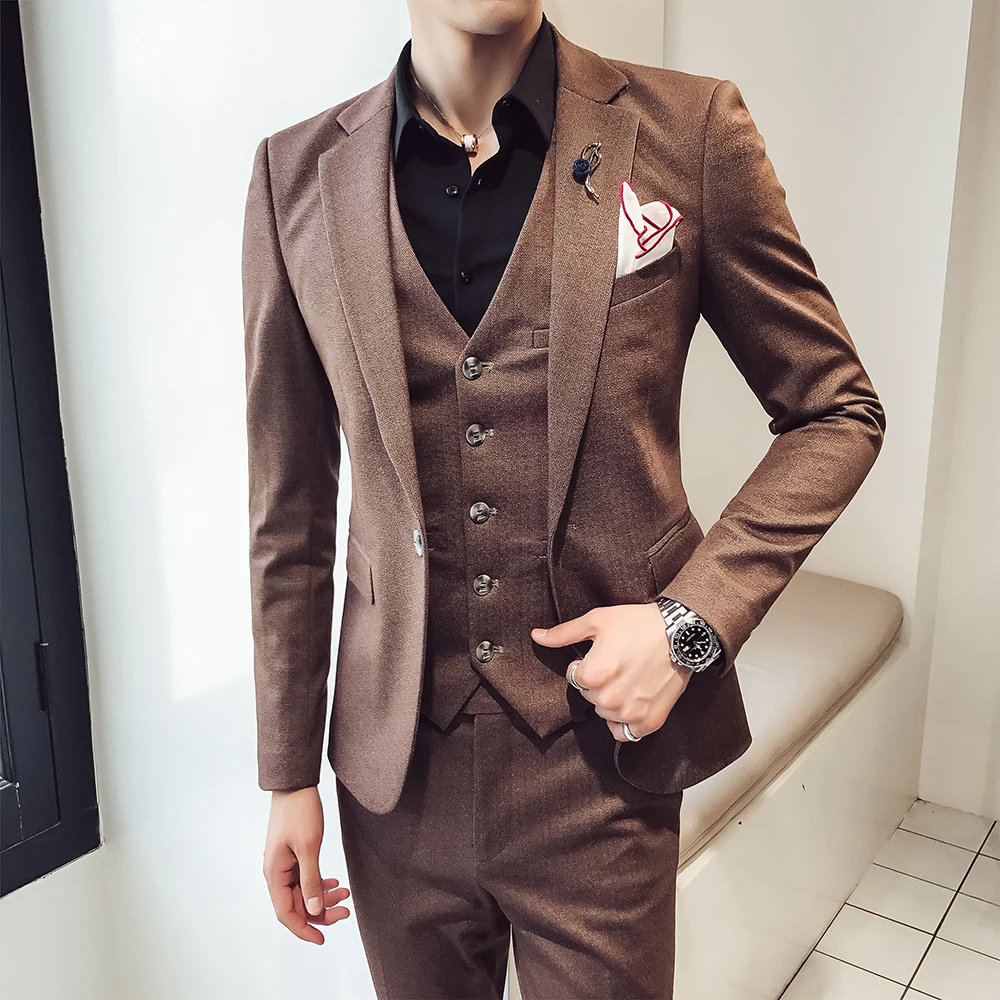 Bespoke Slim Fit Modern Design Classic MTM made to measure men Business Casual Modern Wedding Suit Royal blue coat pant photos