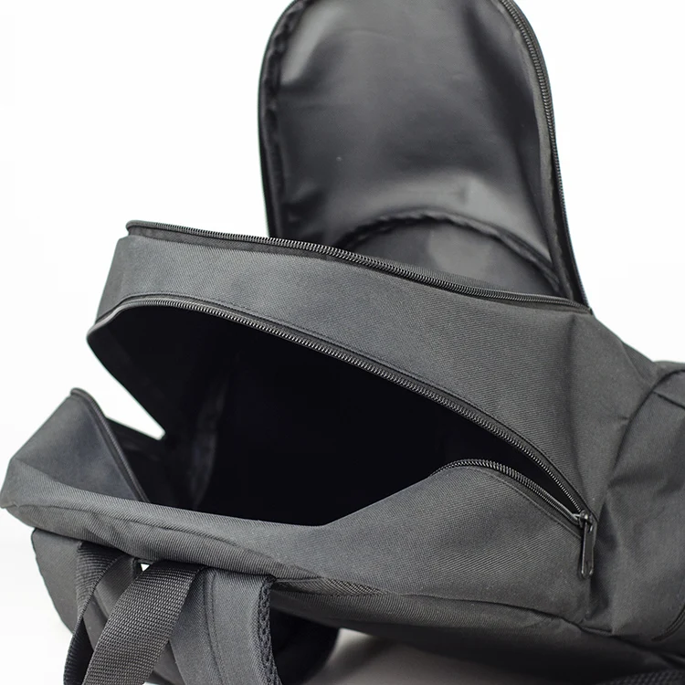 Custom large black kids backpack teens boy elementary schoolbag club style book bag for boys