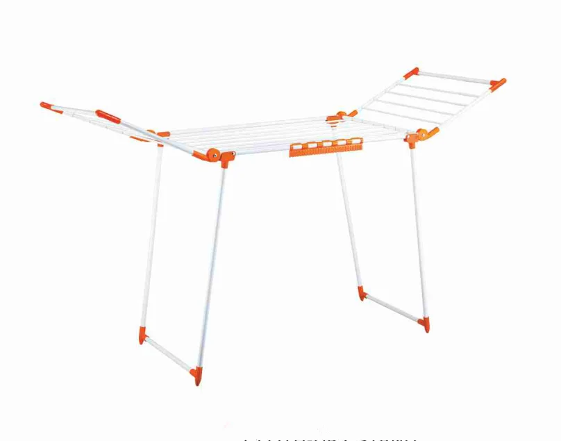OEM&Wholesaler 551-9A 2019 newest luxury free standing metal clothes drying rack with foldable wings