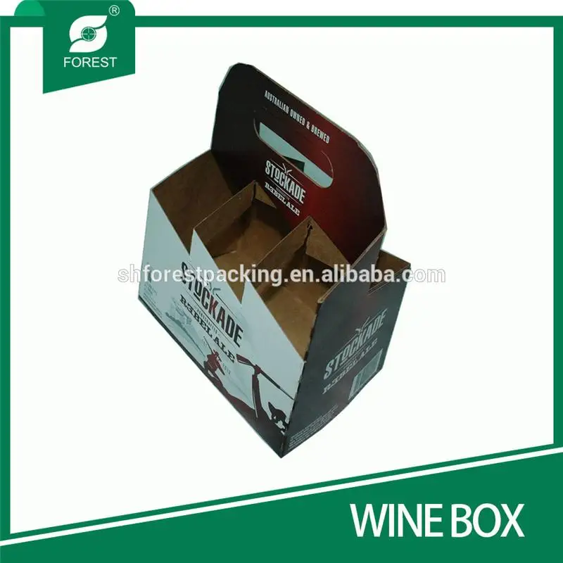 Alibaba Золотой Поставщик Горячие Продажи Гофрированного six pack пива носителей с пользовательскими печати