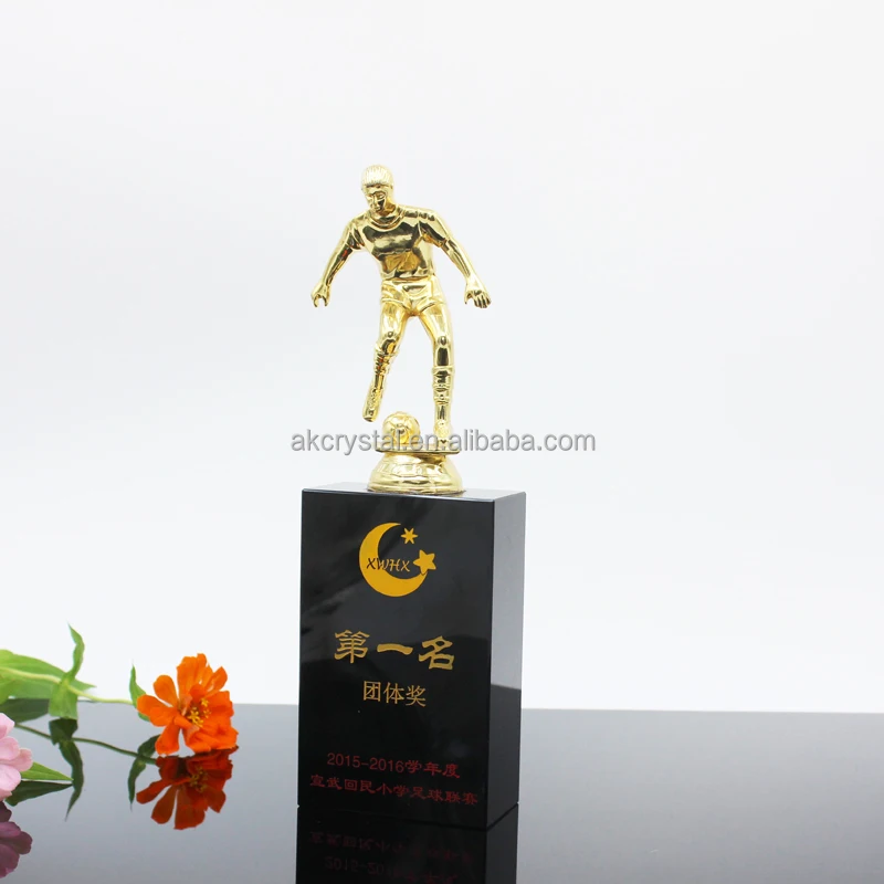 Wholesale Polished Metal Sportsman And K9 Crystal Sports Event Award Trophies Metal Gold Sport Trophy Cup