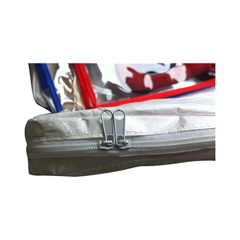 Newest custom logo tyvek paper bag with zipper