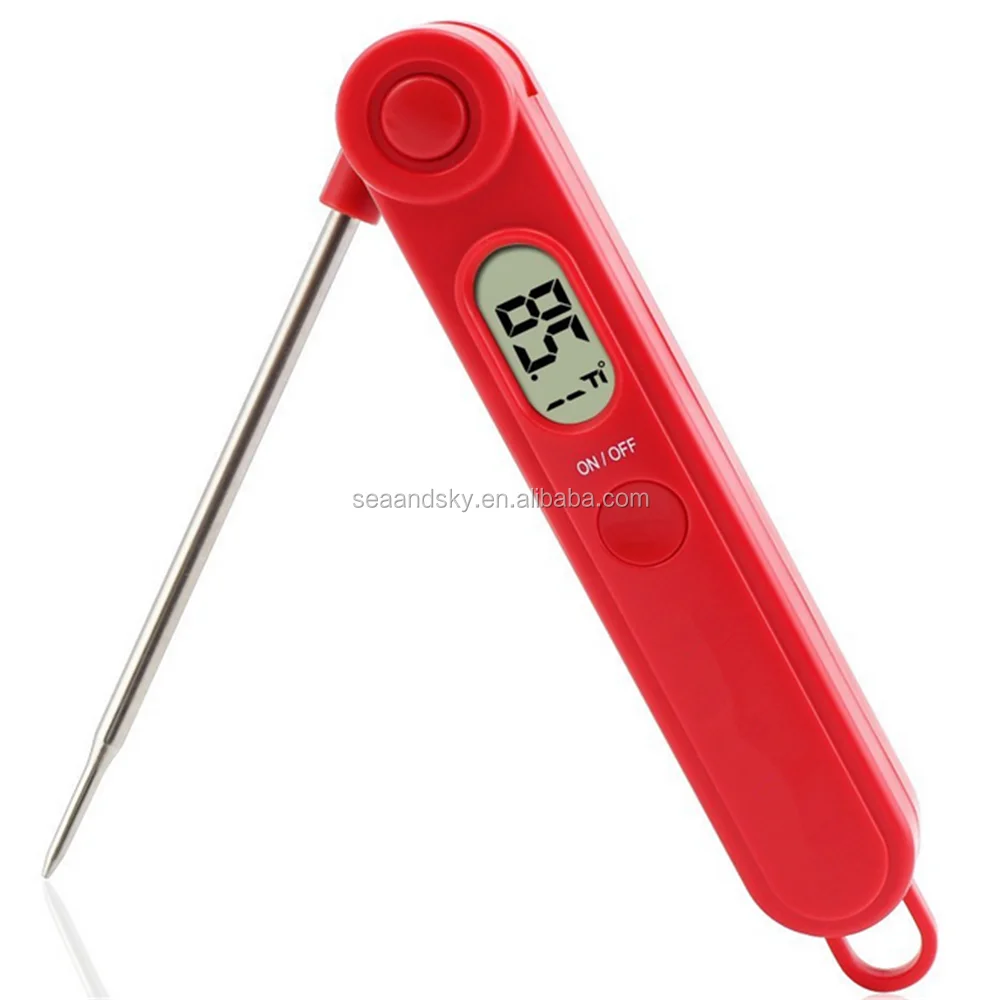 Складной термометр, пищевой термометр, измерение масла, воды, молока, барбекю, термометр