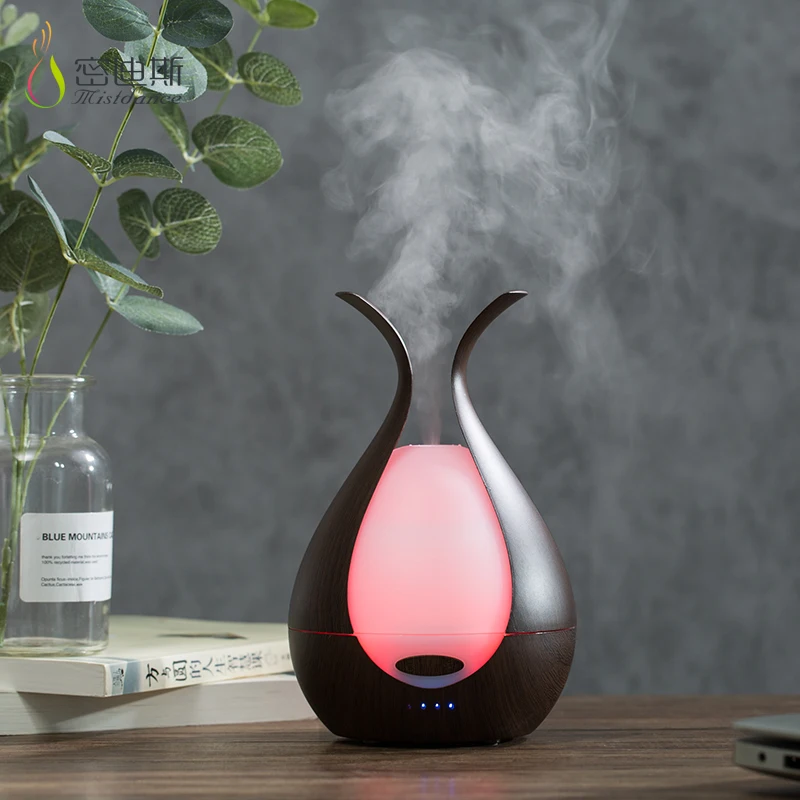 high quality Aroma beauty products wood grain ultrasonic essential oil aroma diffuser air purifier and humidifier