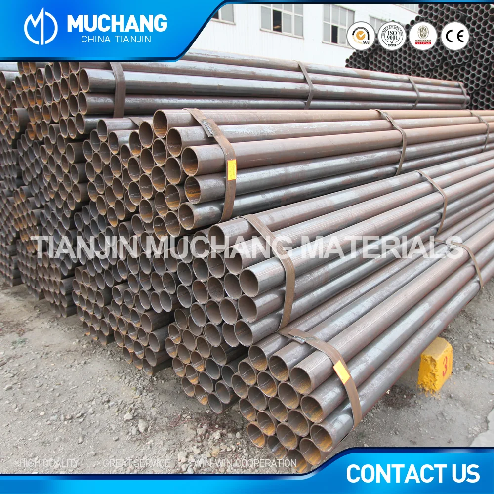 stkm12b weldable black iron tube