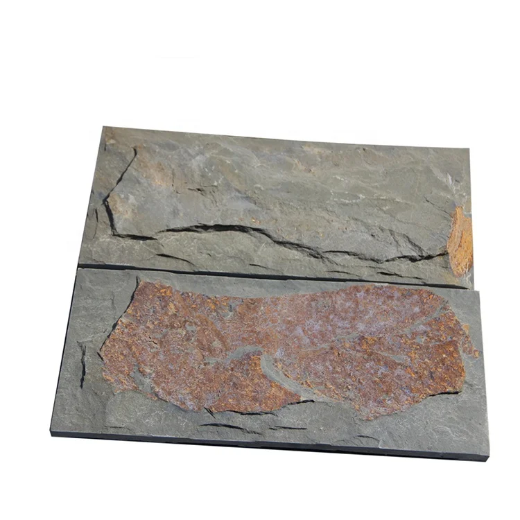 Natural slate rusty mushroom stone outerwall siding external wall panel interior wall paneling