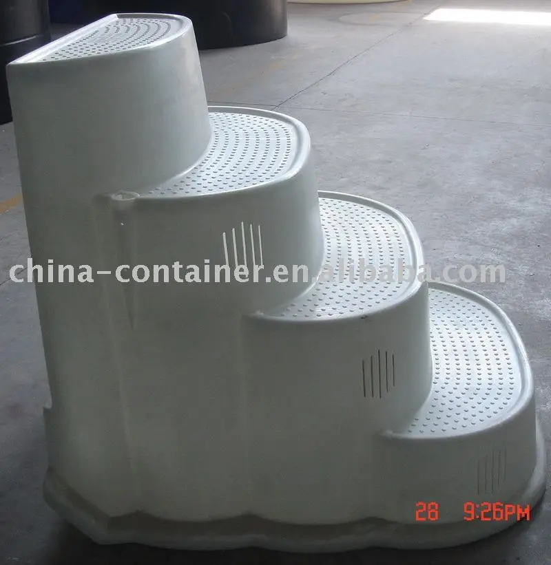 
customized plastic environmental rotational swimming pool ladder 