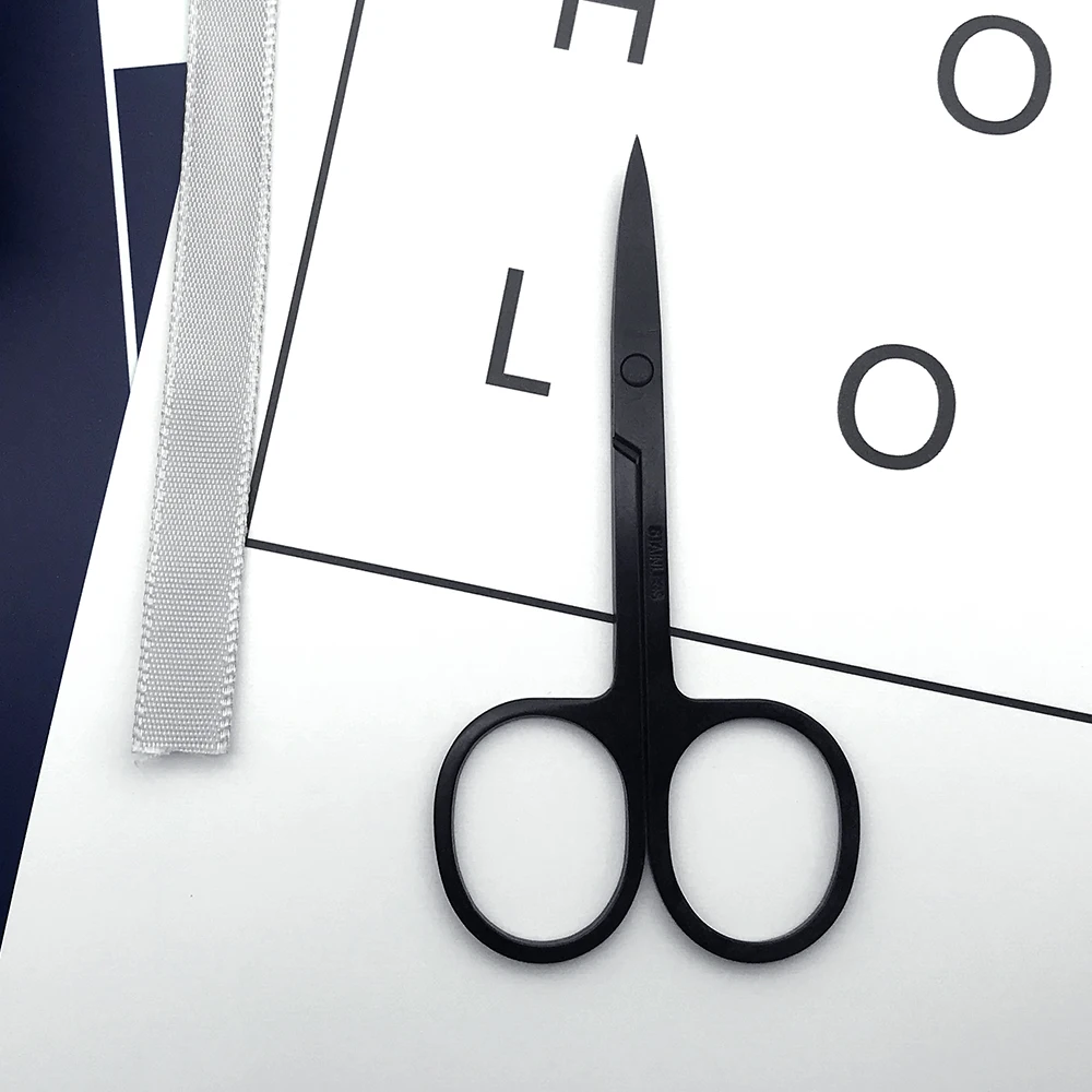  Макияж Ножницы для накладных ресниц нержавеющая сталь Розовое золото