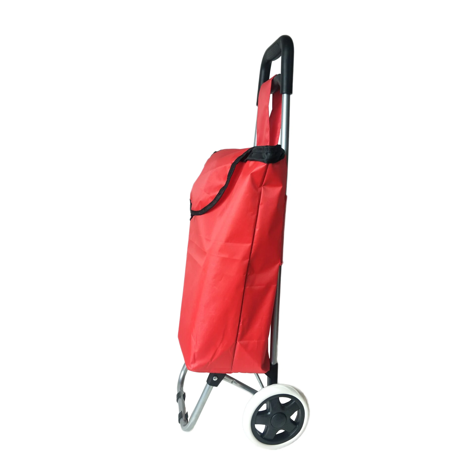 Promotional gift metal folding shopping trolley cart