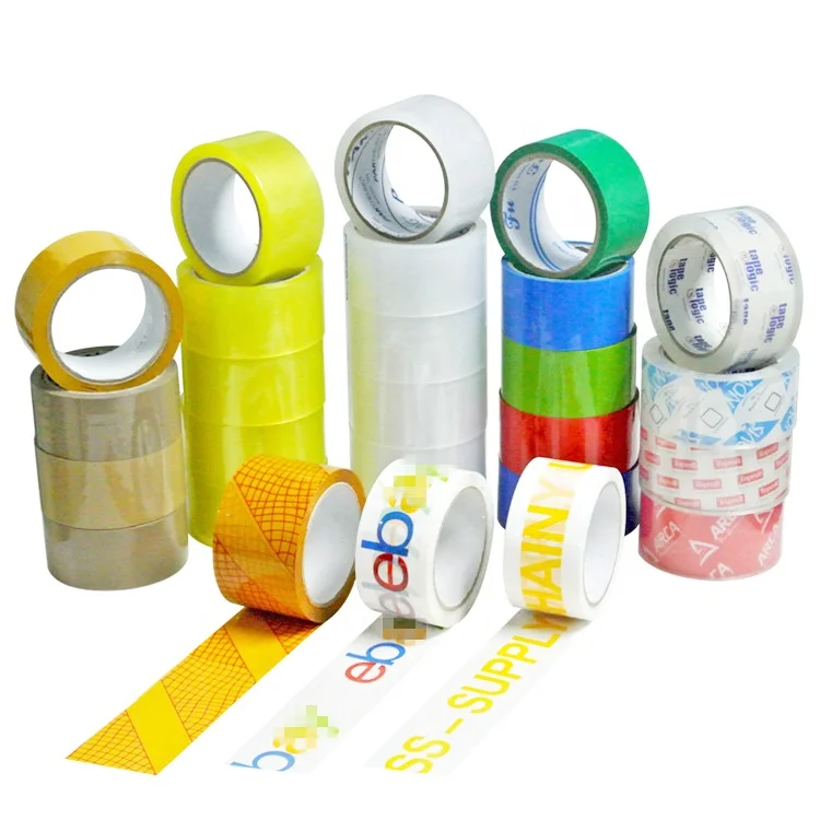 BOPP Acrylic Packing Tape Packaging Tape Adhesive Tape Waterproof Free Offer Printing Bopp Film Acrylic Glue,bopp Single Sided