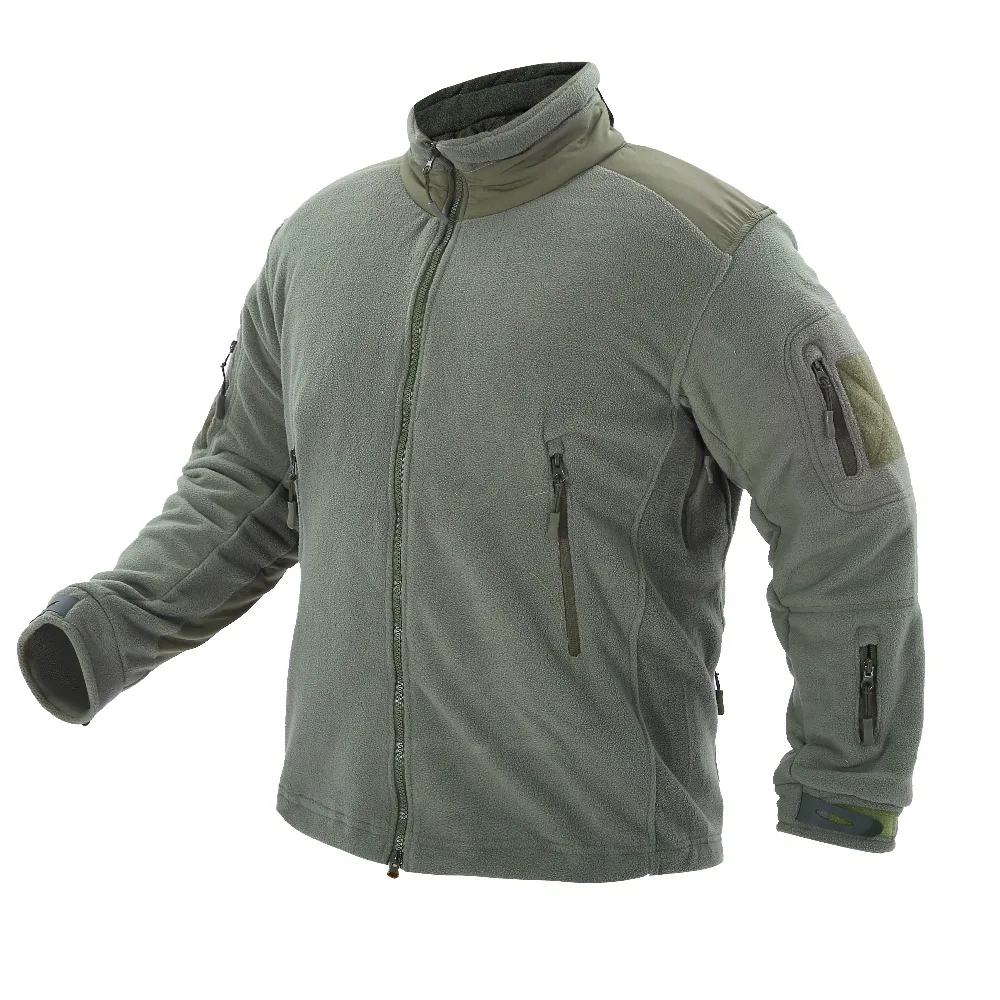 
Mens hunting polar fleece jacket for outdoor hiking and hunting 