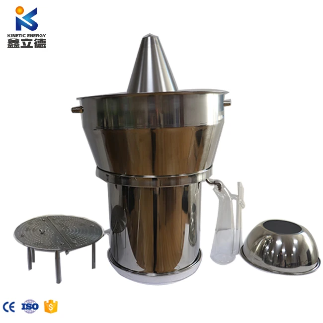 10 L rose water distiller plant essential oil hydrodistillation laboratory water distillation apparatus