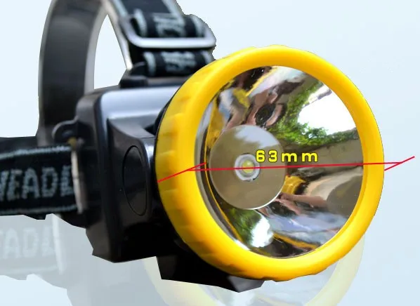 
537B dry battery powered 5W moving super brightness led head light 