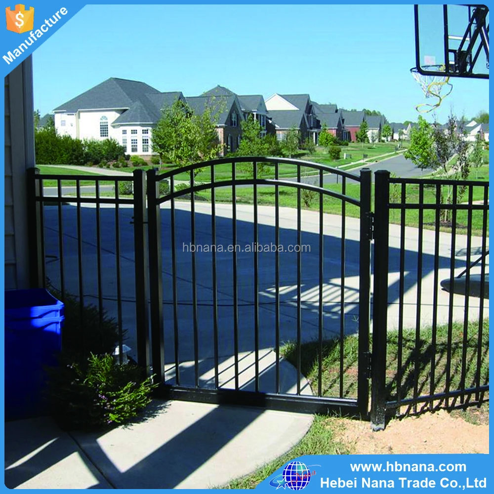Modern Style Entrance Metal Luxury Courtyard Main Iron Gate Design / Home Elegant Iron Gate