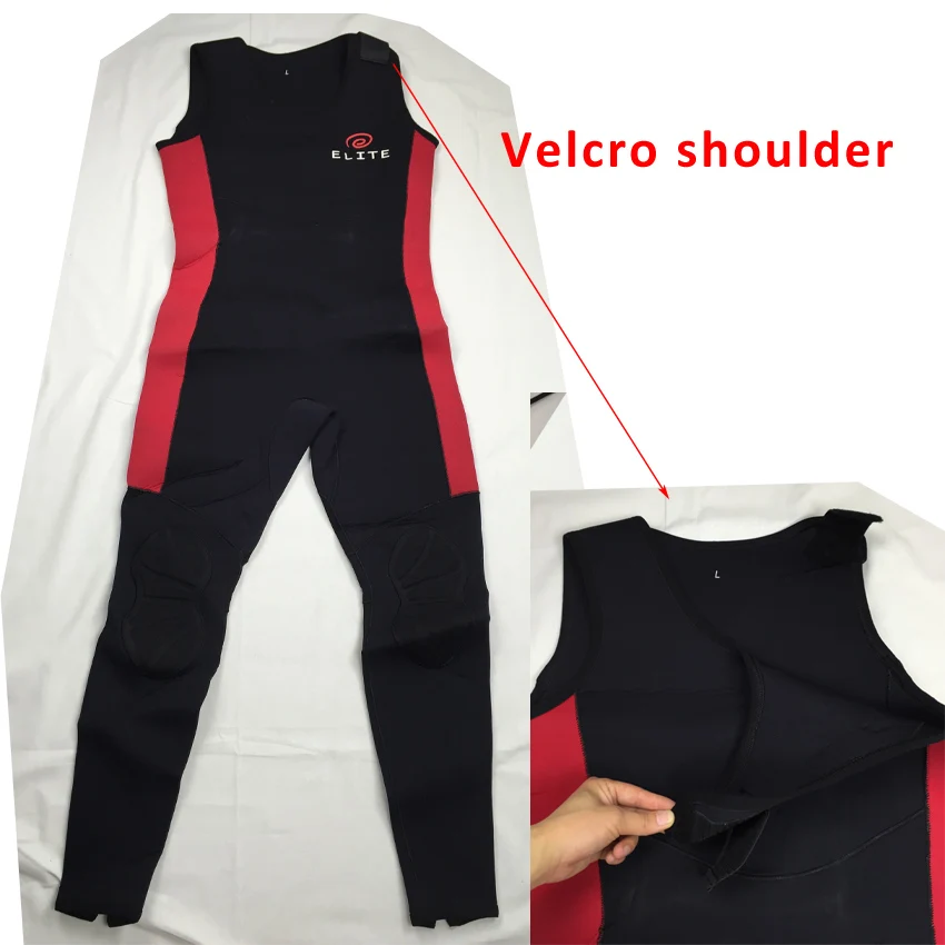 
Factory spearfishing wetsuit neoprene wet suit pants jacket 2 piece set chest zip wetsuit 