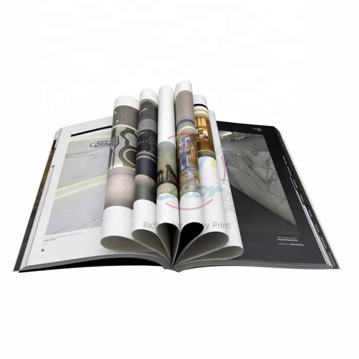 Luxury 128g Art Paper Products Catalogue Printing,Custom Cheap A4 Magazine Brochure Offset Printing