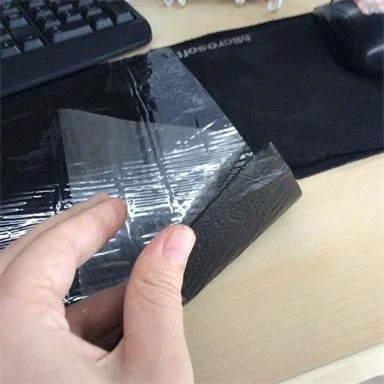 
hdpe self adheisve waterproof membrane black / self adheisve roofing membrane /self adhesive bitumen membrane 