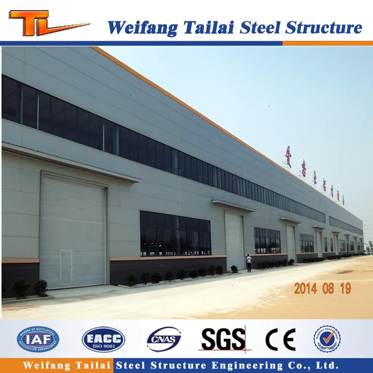 Customized Workshop for Industry with H Columns and Beams Steel Structure
