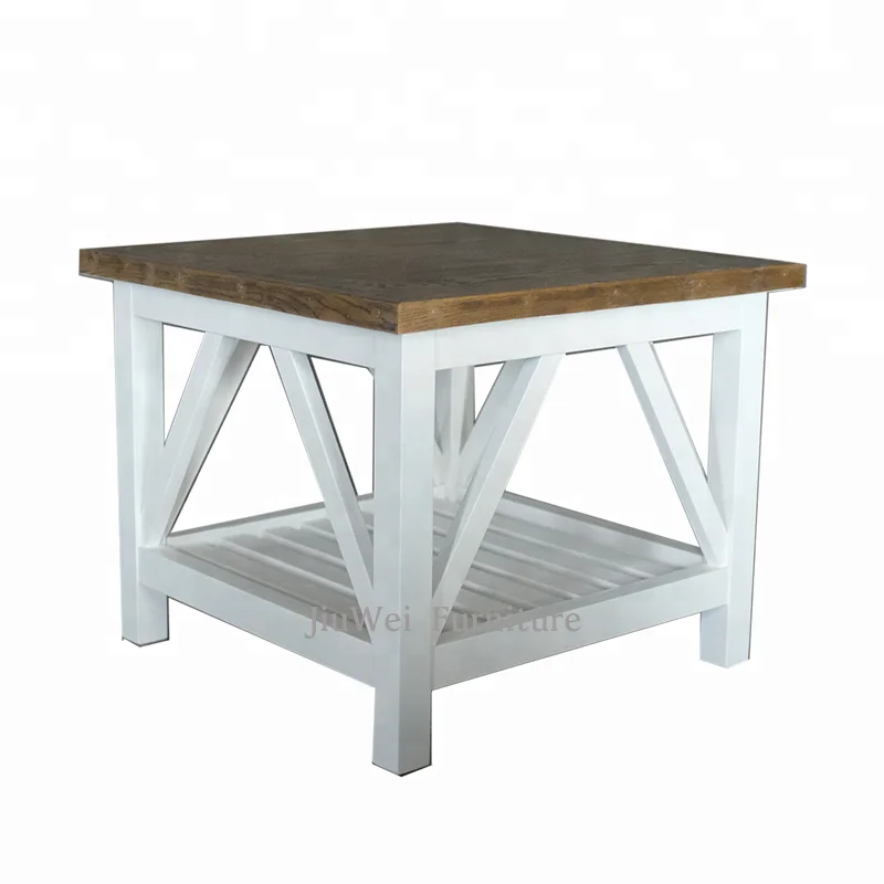 Оптовая продажа под заказ Высококачественная мебель для гостиной боковой стол из массива