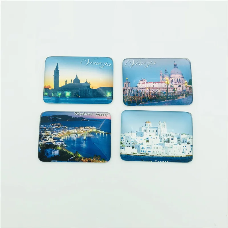 
LY-F1042 World City Series glass vienna fridge magnet souvenir 
