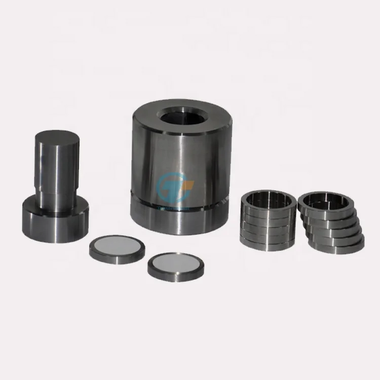 40mm XRF Special pellet pressing die set , steel ring pressing die set for making X-Ray fluorescence spectrophotometer samples