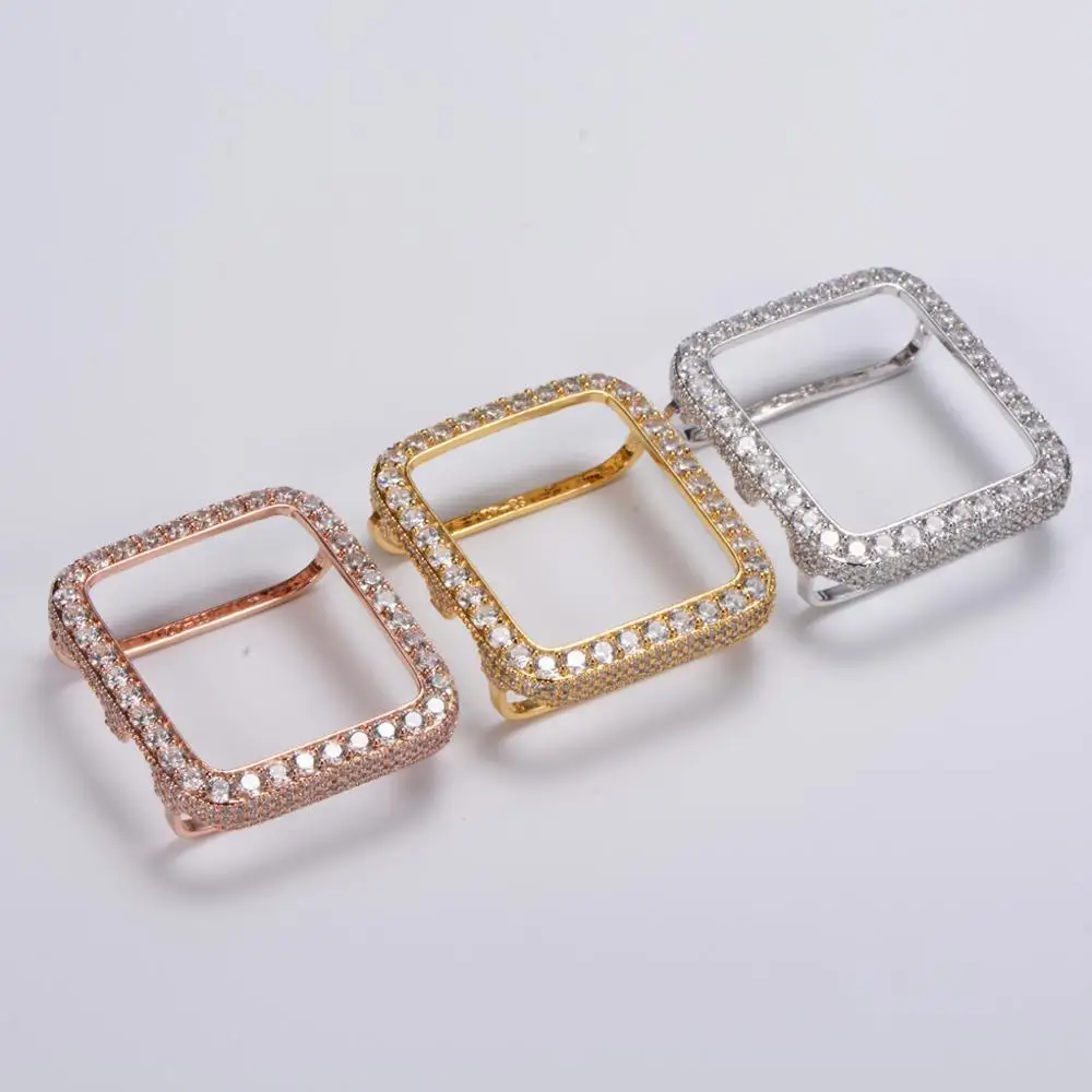 Full Diamond Iced Out Watch Bezel 42MM For Apple