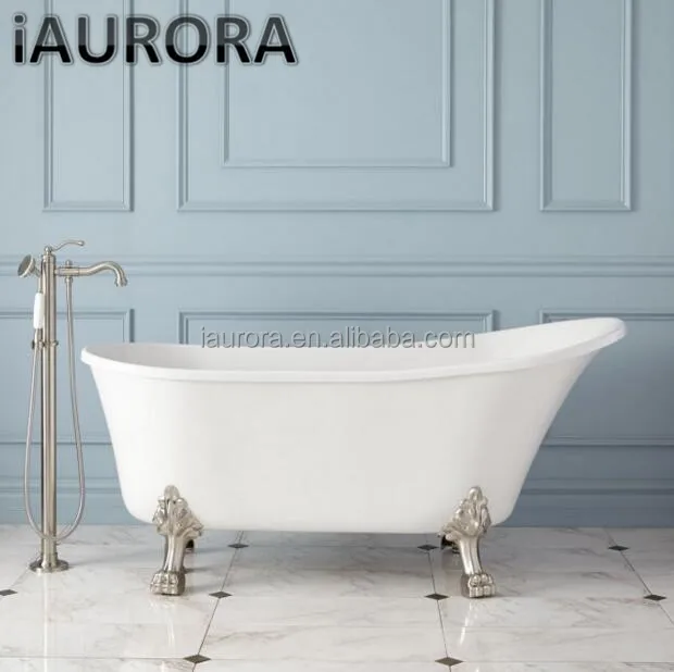 Wholesale SPA Classic Freestanding Clear Adult Acrylic Bathtub