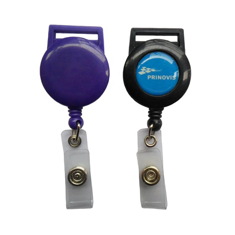 20mm lanyard badge reels retractable nylon cord