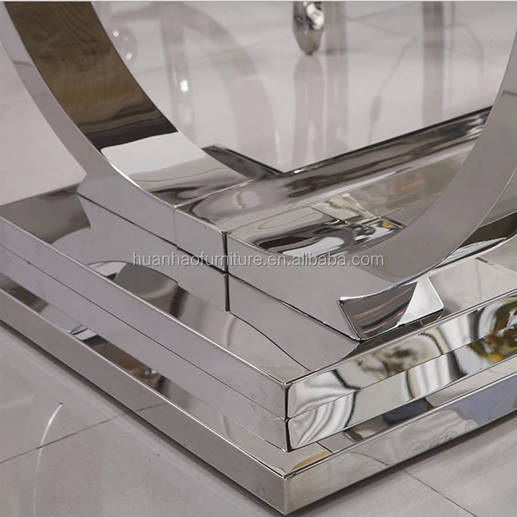 luxury gold 6 8 10 12 seater turkey Italian dubai rectangle marble top dining table top manufacturers