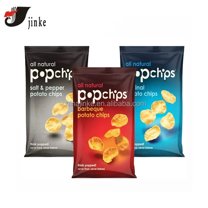 Упаковка для картофельных чипсов с индивидуальным принтом