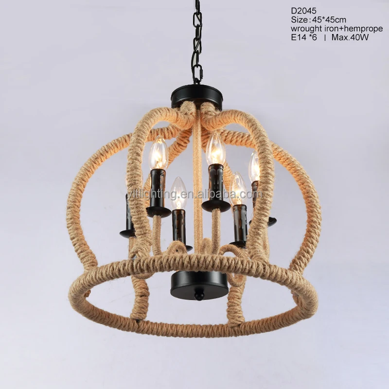 Loft Retro Chandelier Lights Industrial Iron Pendant Lighting Vintage Lamp American Country Retro Lamp with Edison Blubs Lights