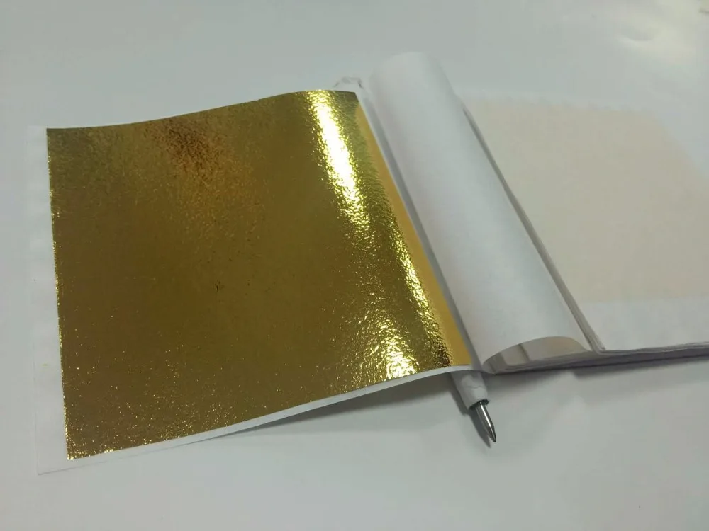  Лидер продаж имитация золотого листа из Тайваня Золотая фольга один вид красивых декоративных материалов