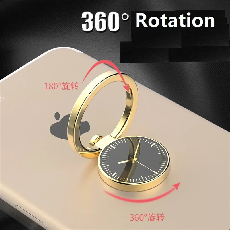 Универсальные 360 часы мобильный телефон палец кольцо стент сотовый телефон держатель