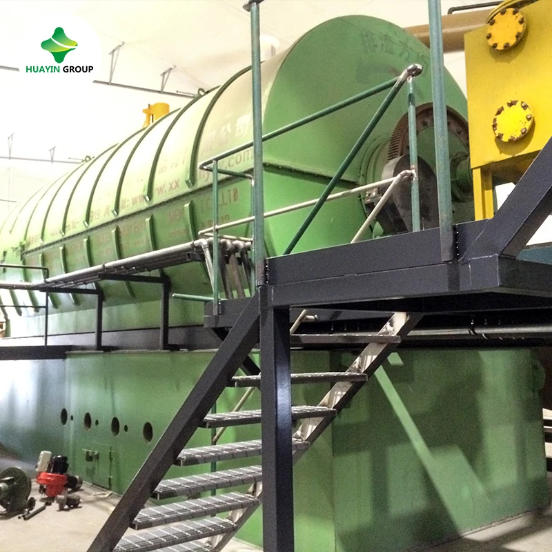 Pyrolysis equipment for waste processing and disposal with a volume of 3-10 tons
