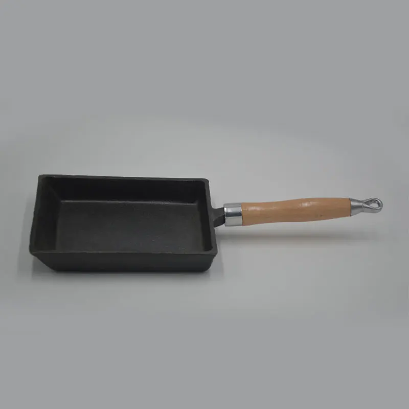 ChuiHua Hot sale egg pan Japanese Tamagoyaki cast iron skillet square fry pan for customized