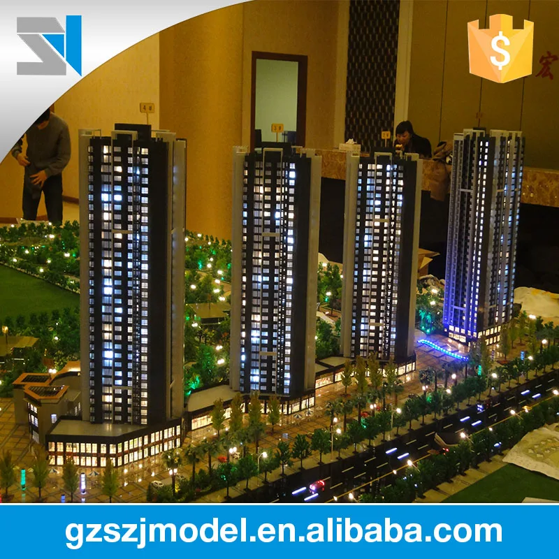 Multi Storey Department Building Model for Property Investment ,3ds max models