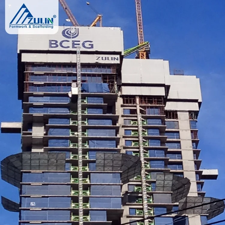 ZULIN RCS Protection Panel Steel Construction Formwork Self-Climbing Scaffolding System