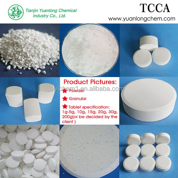 Химикаты для бассейна 200 г, таблетки TCCA